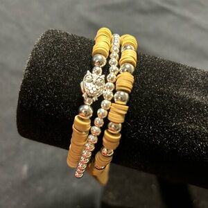 🐠 Owl clay bracelet set